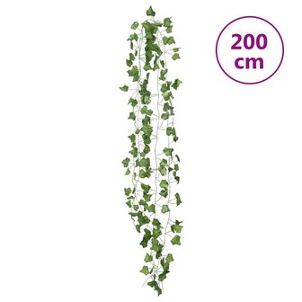 Kerstslingers klimop 24 st 200 cm groen