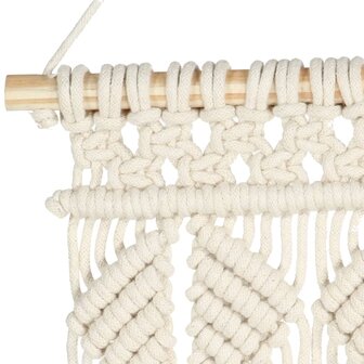 Wandhanger macram&eacute; 40x80 cm katoen