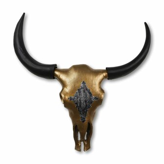Buffelhoofd decoratief L 80x10x80 cm