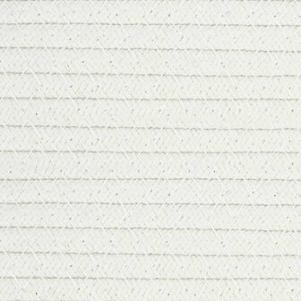 Opbergmand &Oslash; 40x25 cm katoen bruin en wit