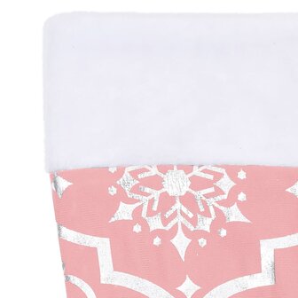 Kerstboomrok luxe met sok 150 cm stof roze