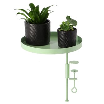 Plantenblad met klem rond L groen
