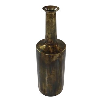 Vaas Bergamo medium 20x65 cm goudkleurig