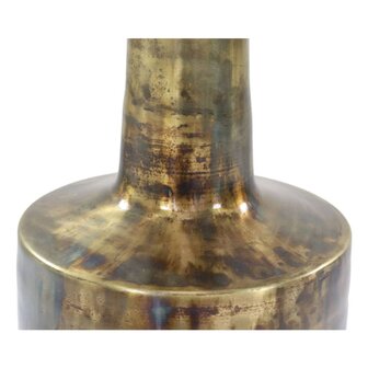 Vaas Bergamo groot 24x75 cm goudkleurig