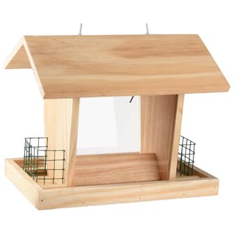 Vogelvoederhuisje met silo Mado hangend naturel