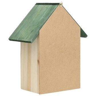 Insectenhotels 2 st 23x14x29 cm massief vurenhout