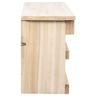 Mussenhuis met 5 kamers 68x15x21 cm vurenhout