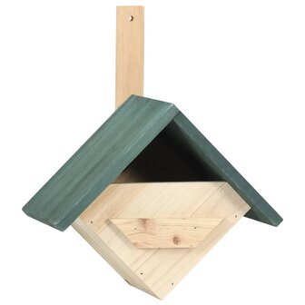 Vogelhuisjes 4 st 24x16x30 cm vurenhout