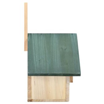 Vogelhuisjes 4 st 24x16x30 cm vurenhout