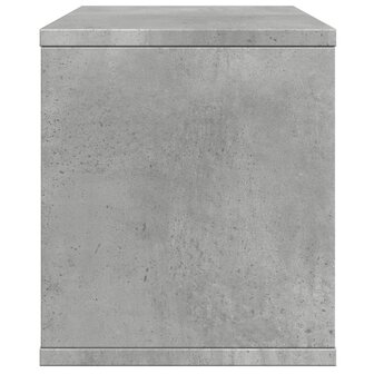 Bureau organiser 36x26x29,5 cm bewerkt hout betongrijs