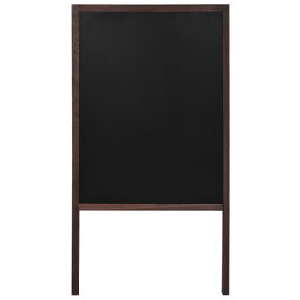 Krijtbord dubbelzijdig vrijstaand 60x80 cm cederhout