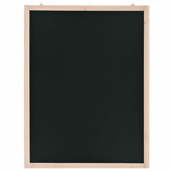 Krijtbord voor aan de wand 60x80 cm cederhout