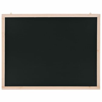 Krijtbord voor aan de wand 60x80 cm cederhout