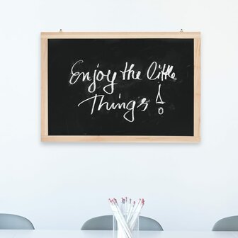 Krijtbord voor aan de wand 40x60 cm cederhout