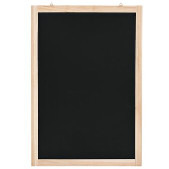 Krijtbord voor aan de wand 40x60 cm cederhout