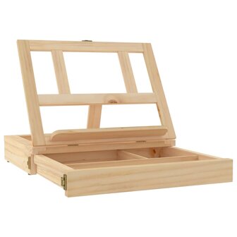 Tafelezel met lade 33,5x25,5x7 cm massief grenenhout
