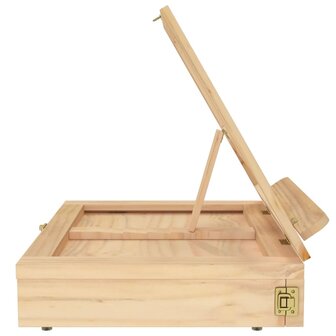 Tafelezel met lade 33,5x25,5x7 cm massief grenenhout