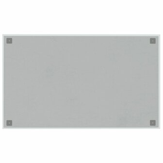 Magneetbord wandgemonteerd 100x60 cm&nbsp;gehard glas wit