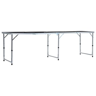 Bierpongtafel met bekers en ballen inklapbaar 240 cm