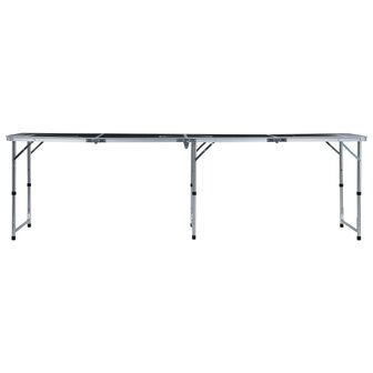 Bierpongtafel met bekers en ballen inklapbaar 240 cm