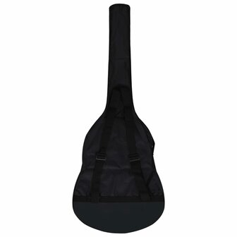 Gitaartas voor 3/4 klassieke gitaar 94x35 cm stof zwart
