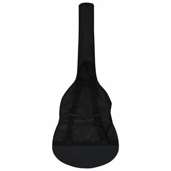 Gitaartas voor 1/2 klassieke gitaar 94x35 cm stof zwart