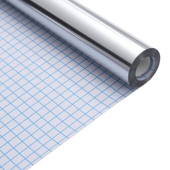Meubelfolies zelfklevend 90x500 cm PET zilverkleurig