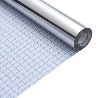 Meubelfolies zelfklevend 90x500 cm PET zilverkleurig