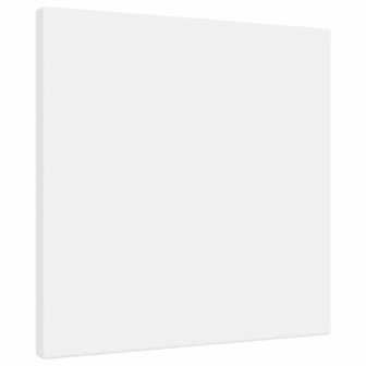 Canvasdoeken 12 st stof en massief grenenhout wit