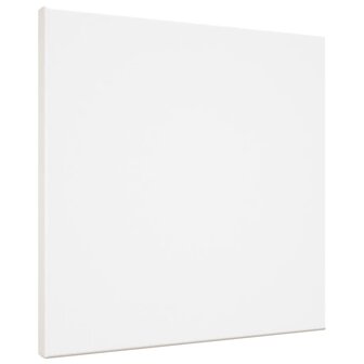 Canvasdoeken 12 st stof en massief grenenhout wit