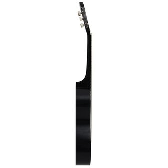Gitaar cutaway met 6 snaren western klassiek 38&amp;quot; zwart