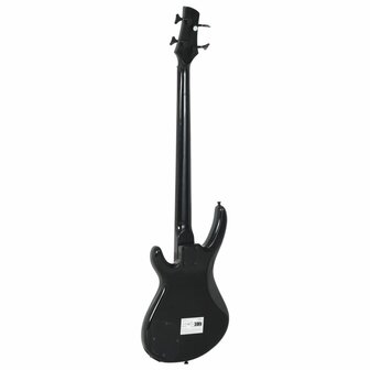 Basgitaar voor beginners elektrisch met tas 4/4 46&amp;quot; zwart