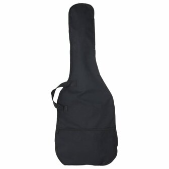 Basgitaar voor beginners elektrisch met tas 4/4 46&amp;quot; zwart