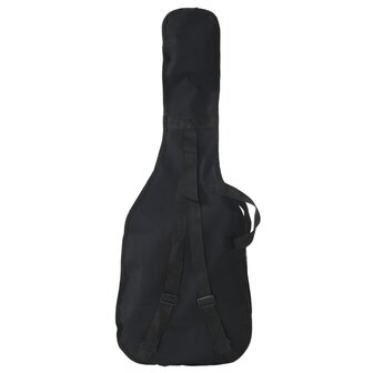 Basgitaar voor beginners elektrisch met tas 4/4 46&amp;quot; zwart