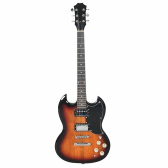 Gitaar voor beginners elektrisch met tas 4/4 39&amp;quot; zwart