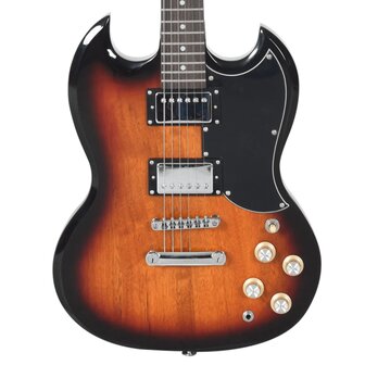 Gitaar voor beginners elektrisch met tas 4/4 39&amp;quot; zwart