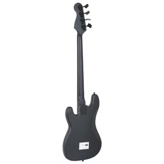 Basgitaar voor beginners elektrisch met tas 4/4 46&amp;quot; zwart