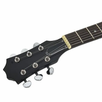 Gitaar voor beginners elektrisch met tas 4/4 39&amp;quot; zwart