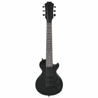 Gitaar voor beginners elektrisch met tas 3/4 30&amp;quot; zwart