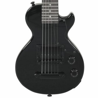 Gitaar voor beginners elektrisch met tas 3/4 30&amp;quot; zwart