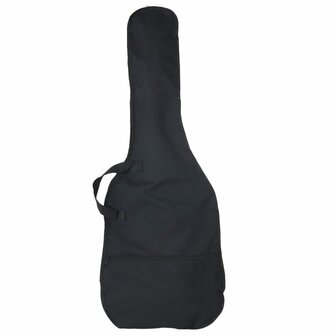 Basgitaar voor beginners elektrisch met tas 4/4 46&amp;quot; bruin wit