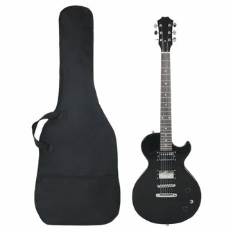 Gitaar voor beginners elektrisch met tas 4/4 39&amp;quot; zwart