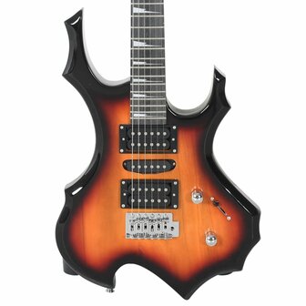 Gitaar voor beginners elektrisch met tas 4/4 39&amp;quot; zwart
