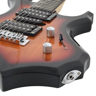 Gitaar voor beginners elektrisch met tas 4/4 39&amp;quot; zwart