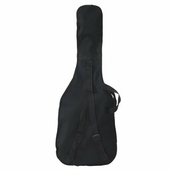 Gitaar voor beginners elektrisch met tas 4/4 39&amp;quot; bruin en wit