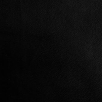Eetkamerbank 186x32x45 cm staal en kunstleer zwart