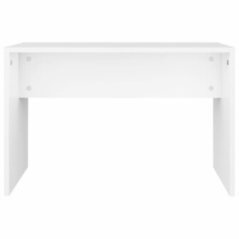 Kaptafelkruk 70x35x45 cm bewerkt hout wit