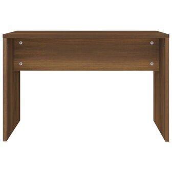 Kaptafelkruk 70x35x45 cm bewerkt hout bruin eikenkleur