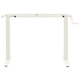 Zit-stabureauframe met slinger handmatig wit