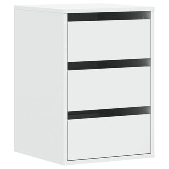 Ladekast 40x41x58 cm bewerkt hout wit